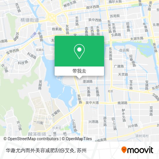 华趣尤内而外美容减肥刮痧艾灸地图