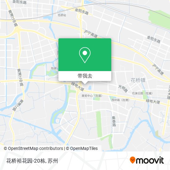 花桥裕花园-20栋地图