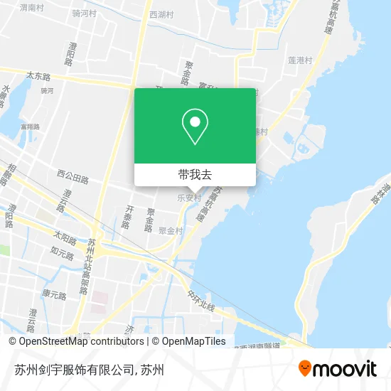 苏州剑宇服饰有限公司地图