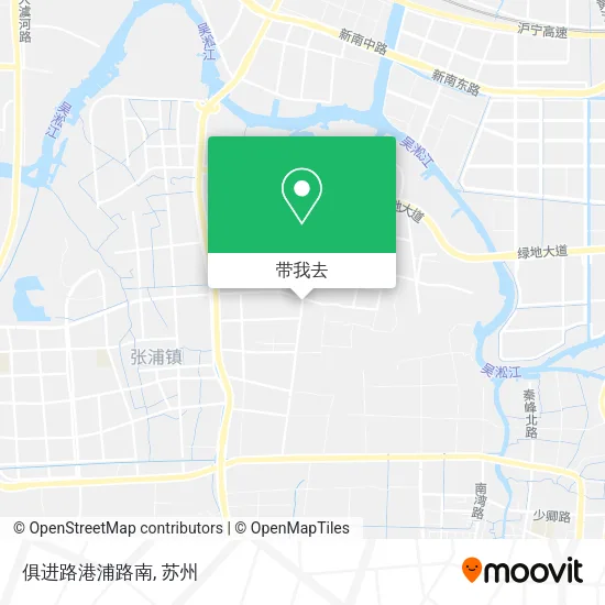 俱进路港浦路南地图