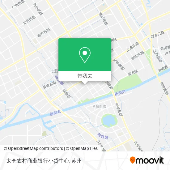 太仓农村商业银行小贷中心地图