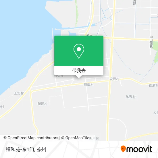 福和苑-东1门地图