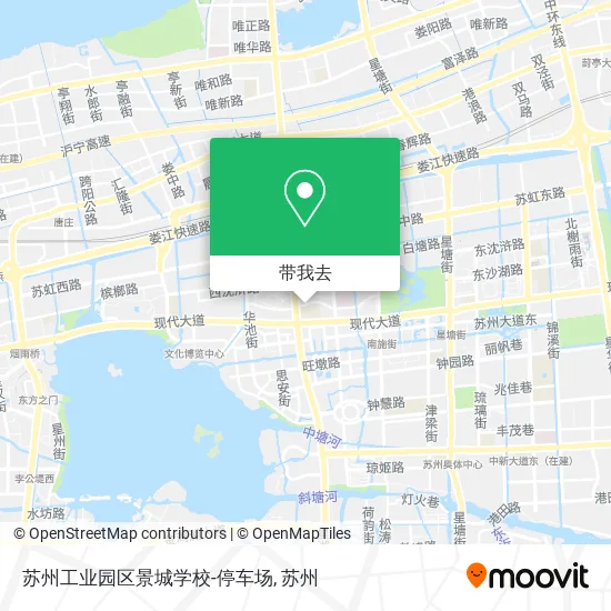 苏州工业园区景城学校-停车场地图