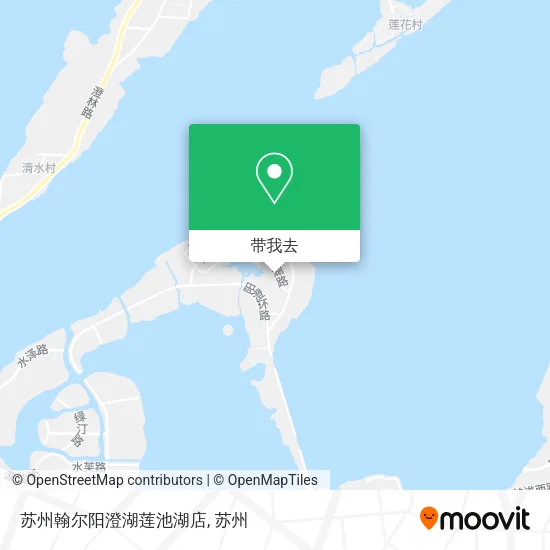 苏州翰尔阳澄湖莲池湖店地图