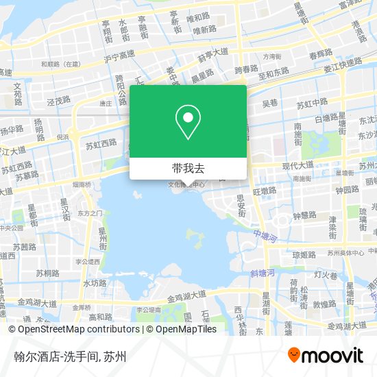 翰尔酒店-洗手间地图