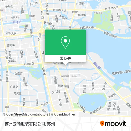 苏州云翰服装有限公司地图