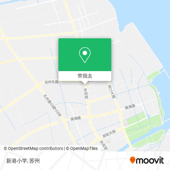 新港小学地图