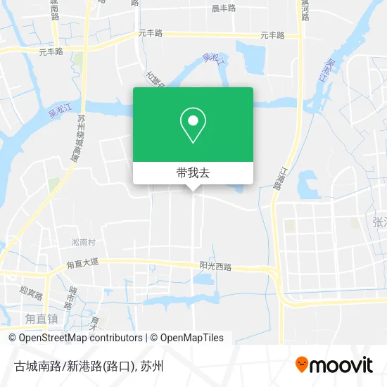 古城南路/新港路(路口)地图