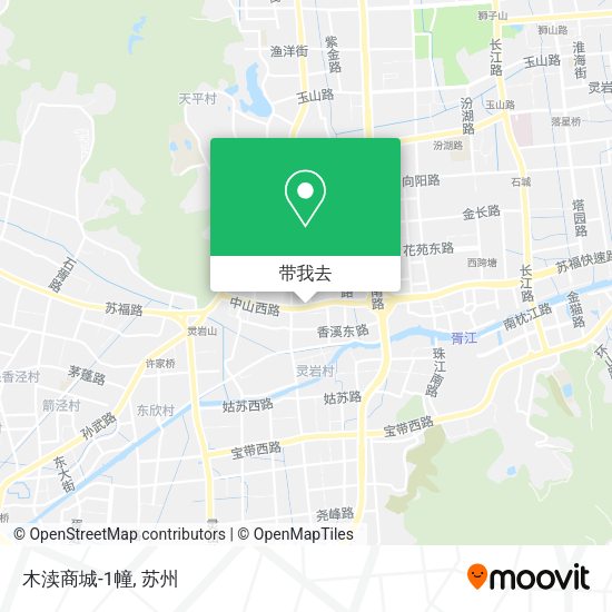 木渎商城-1幢地图