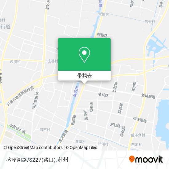盛泽湖路/S227(路口)地图
