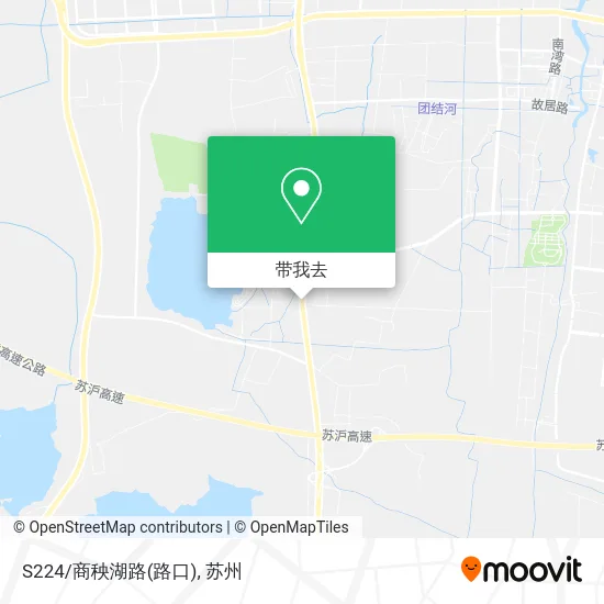 S224/商秧湖路(路口)地图