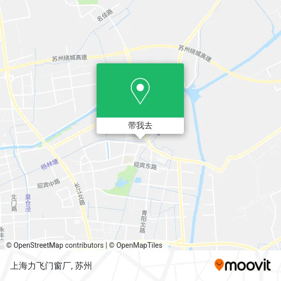 上海力飞门窗厂地图