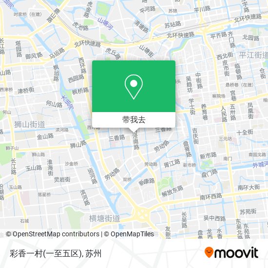 彩香一村(一至五区)地图