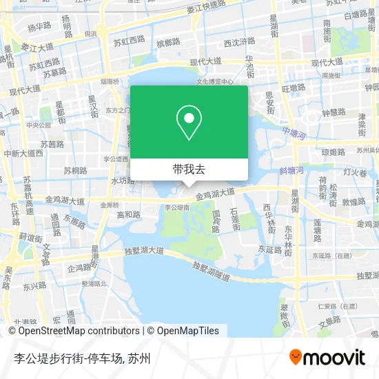 李公堤步行街-停车场地图
