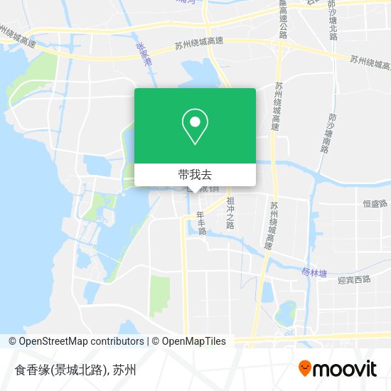 食香缘(景城北路)地图