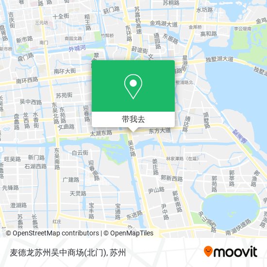 麦德龙苏州吴中商场(北门)地图