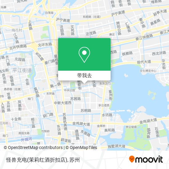 怪兽充电(茉莉红酒折扣店)地图