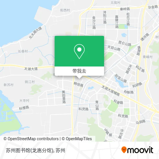 苏州图书馆(龙惠分馆)地图