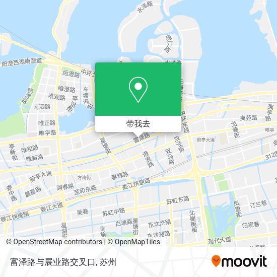 富泽路与展业路交叉口地图