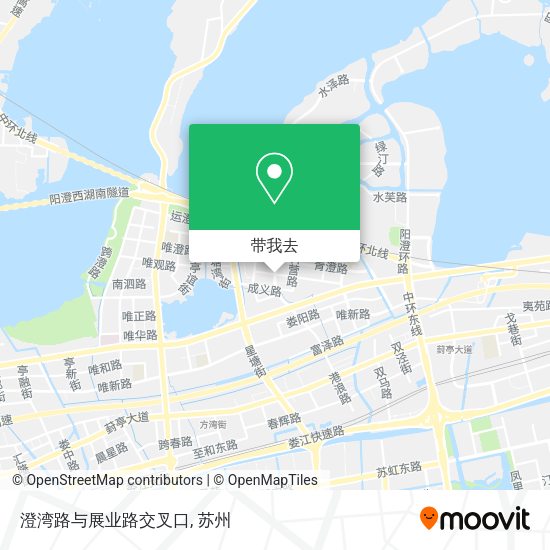 澄湾路与展业路交叉口地图