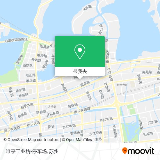 唯亭工业坊-停车场地图