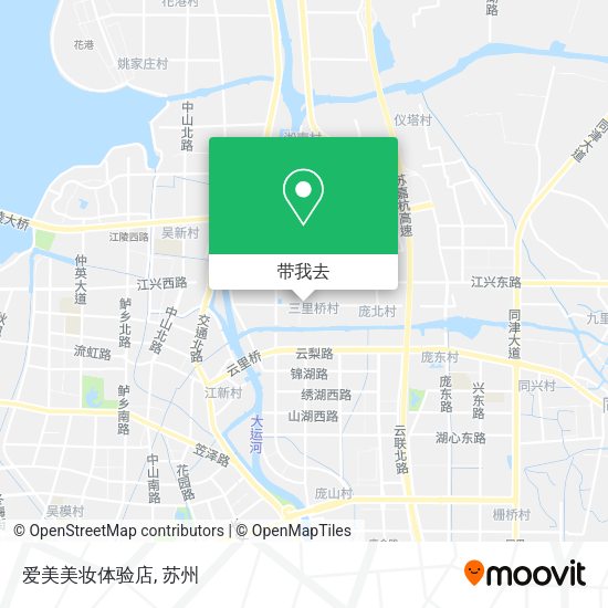 爱美美妆体验店地图