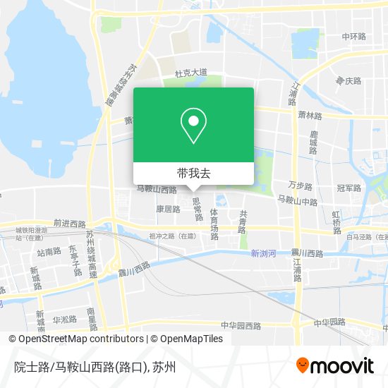 院士路/马鞍山西路(路口)地图