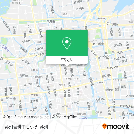 苏州善耕中心小学地图
