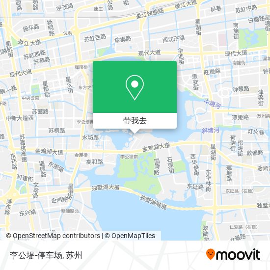 李公堤-停车场地图