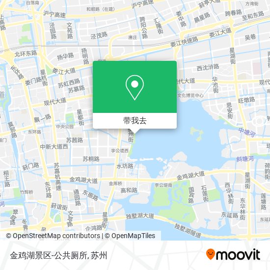 金鸡湖景区-公共厕所地图