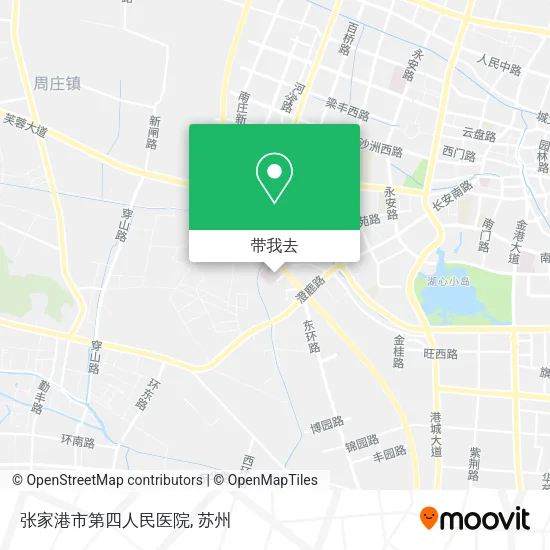 张家港市第四人民医院地图