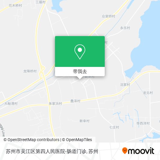苏州市吴江区第四人民医院-肠道门诊地图