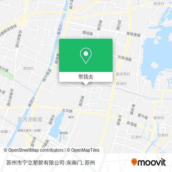 苏州市宁立塑胶有限公司-东南门地图