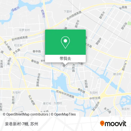 裴巷新村-7幢地图