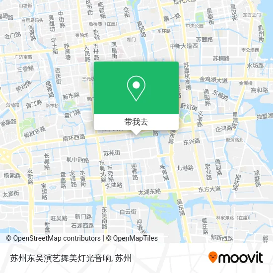 苏州东吴演艺舞美灯光音响地图