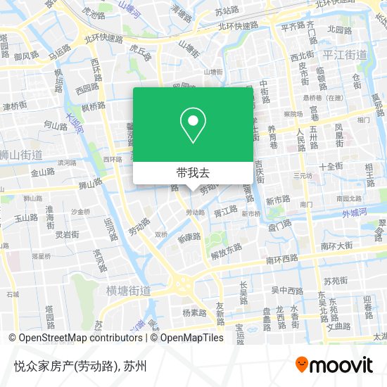 悦众家房产(劳动路)地图