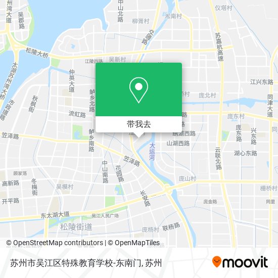 苏州市吴江区特殊教育学校-东南门地图