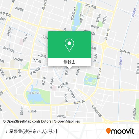 五星果业(沙洲东路店)地图