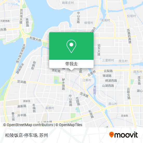 松陵饭店-停车场地图