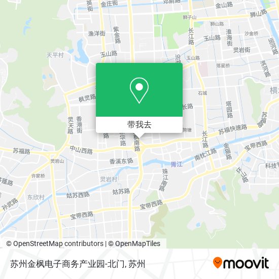 苏州金枫电子商务产业园-北门地图