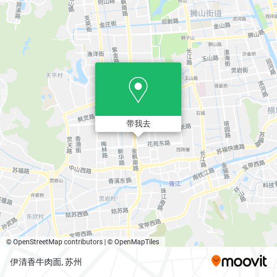 伊清香牛肉面地图