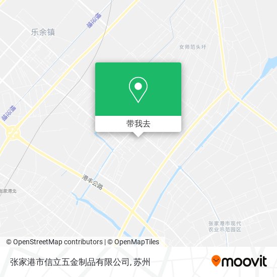 张家港市信立五金制品有限公司地图