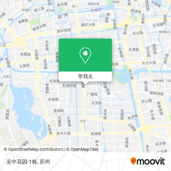 吴中花园-1栋地图