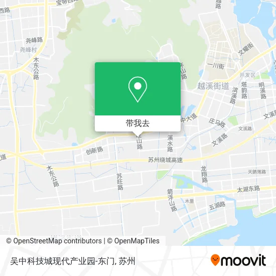 吴中科技城现代产业园-东门地图