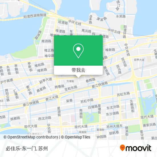 必佳乐-东一门地图