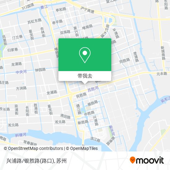 兴浦路/银胜路(路口)地图