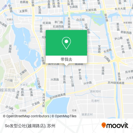 So发型公社(越湖路店)地图