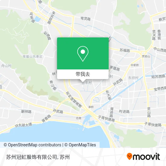 苏州冠虹服饰有限公司地图