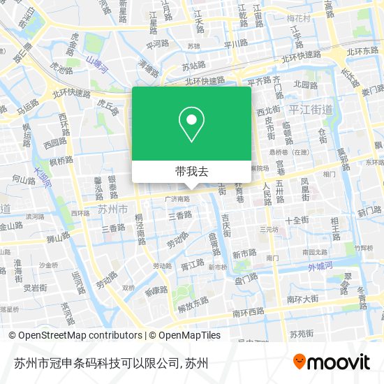 苏州市冠申条码科技可以限公司地图