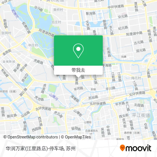 华润万家(江星路店)-停车场地图